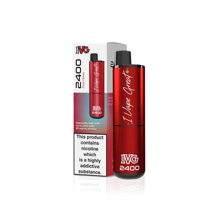 IVG 2400 Fizzy Cherry Vape