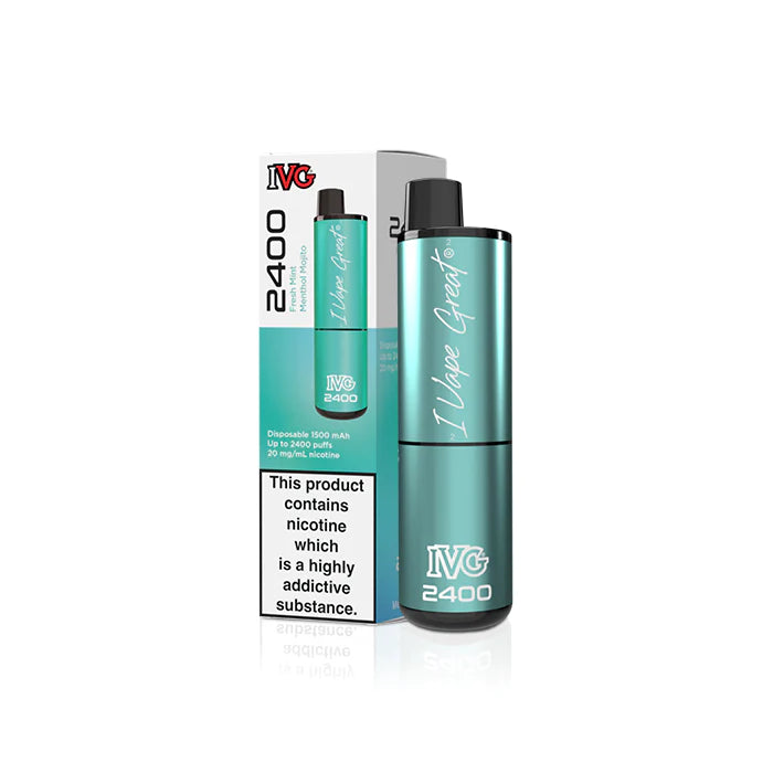 IVG 2400 Fresh Mint Menthol Mojito Vape