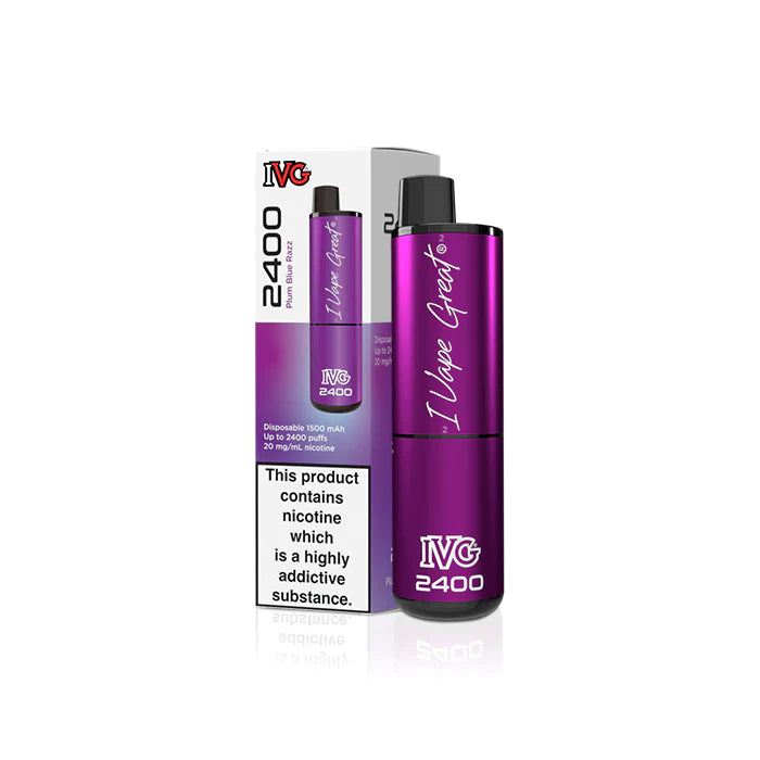IVG 2400 Plum Blue Razz Vape