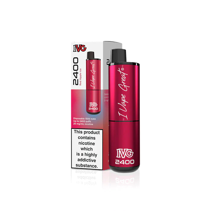 IVG 2400 Red Apple Ice Vape