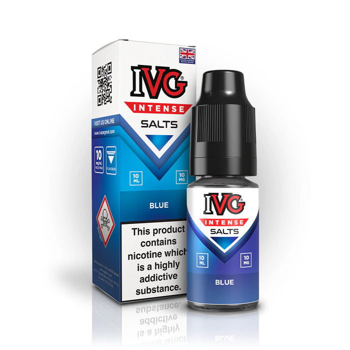 The IVG Intense Blue Nic Salt Bubblegum