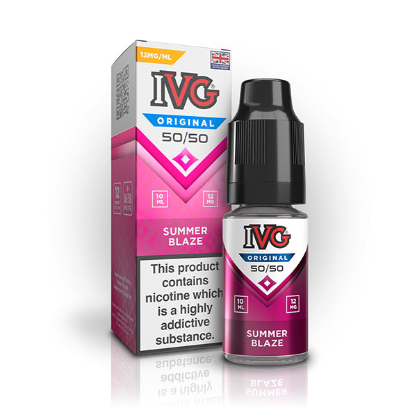 IVG Summer Blaze 50/50 10ml eliquid vape juice 12mg