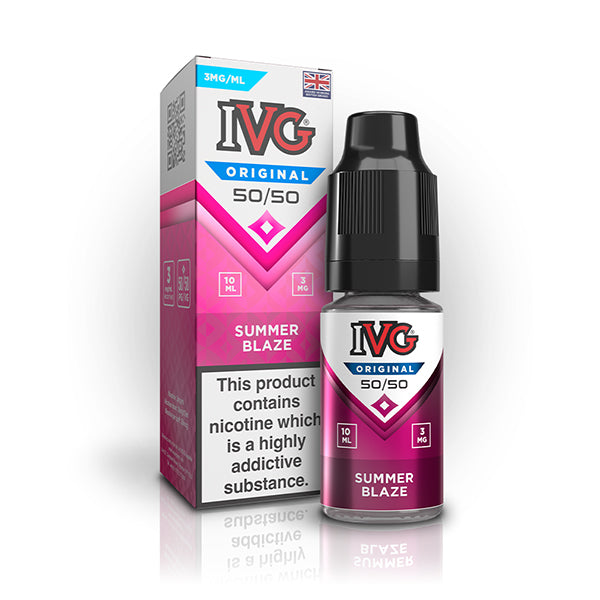 IVG Summer Blaze 50/50 10ml eliquid vape juice 3mg