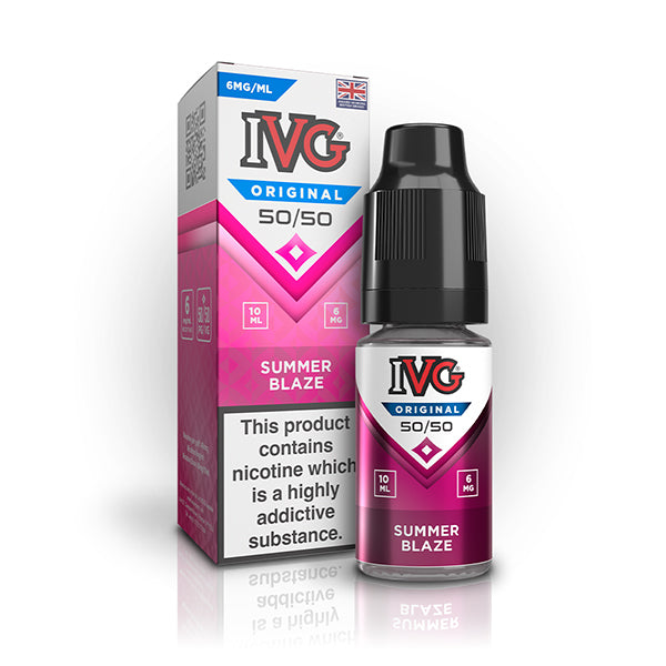 IVG Summer Blaze 50/50 10ml eliquid vape juice 6mg