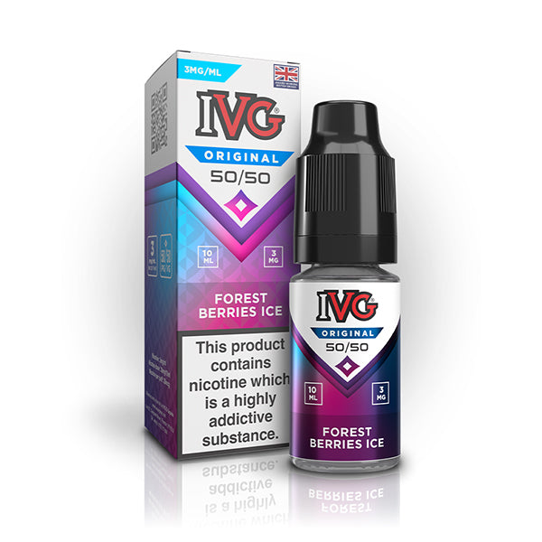IVG Forest Berries Ice 50/50 10ml eliquid vape juice 3mg