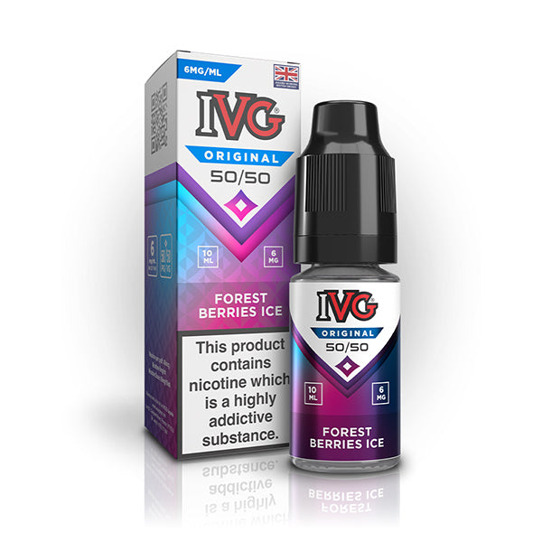 IVG Forest Berries Ice 50/50 10ml eliquid vape juice 6mg