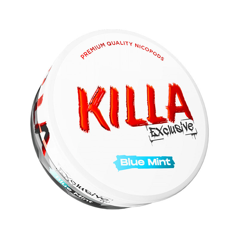 Killa Exclusive Blue Mint Nicotine Pouches 13.2mg can