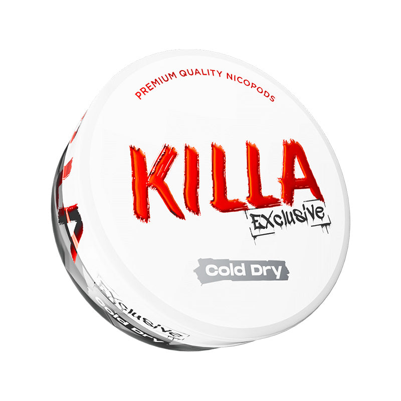 Killa Exclusive Cold Dry Nicotine Pouches 13.2mg can