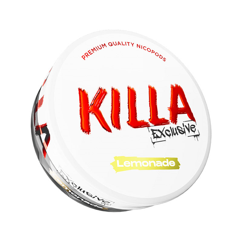 Killa Exclusive Lemonade Nicotine Pouches 13.2mg can