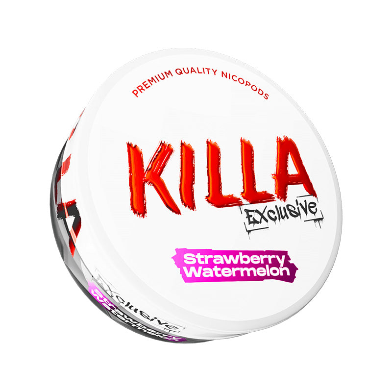 Killa Exclusive Strawberry Watermelon Nicotine Pouches 13.2mg can