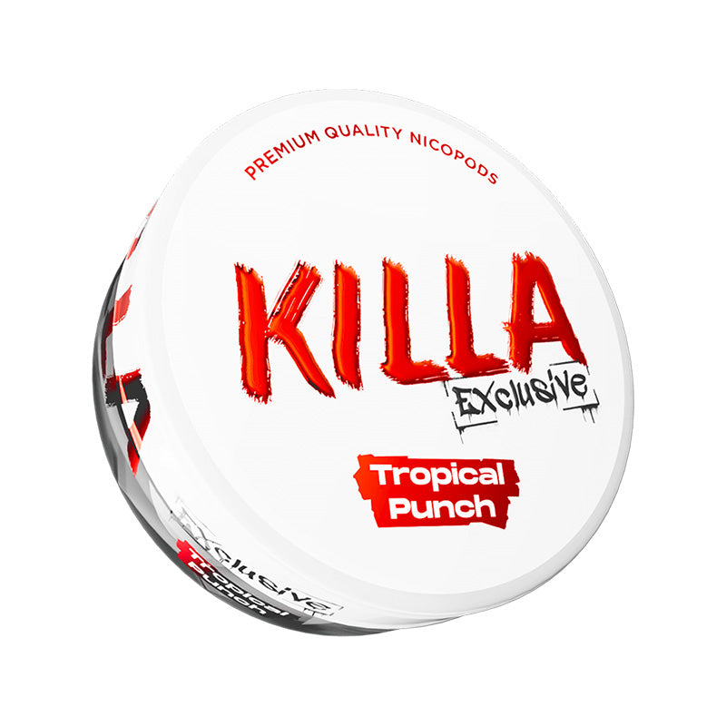Killa Exclusive Tropical Punch Nicotine Pouches 13.2mg can