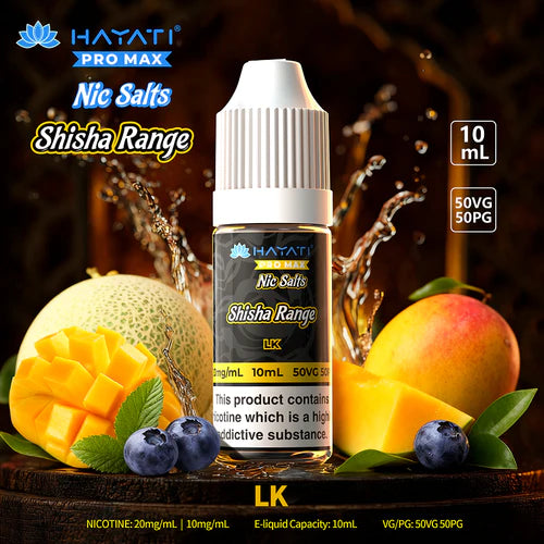 LK Berries Mango and Melon Hayati Promax Shisha Range Vape Liquid