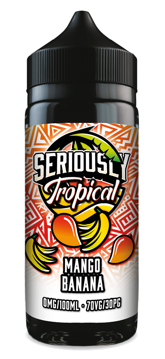 Mango Banana Seriously Tropical 100ml Short Fill Vape Liquid