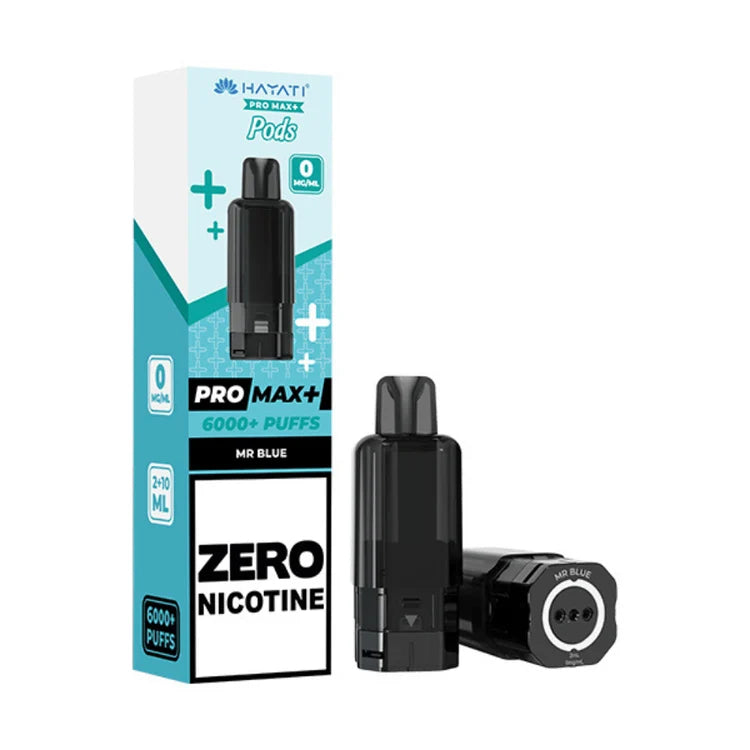 Mr Blue Hayati Pro Max Plus 6000 Prefilled Pod Zero Nicotine