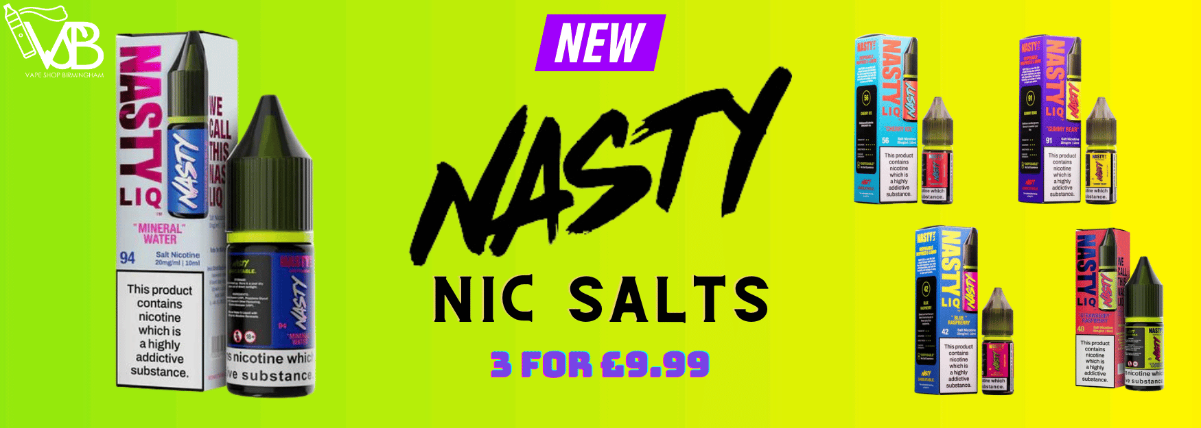 Nasty Nastyliq Nic Salts