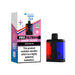 Blue Razz GB Flavour Hayati Pro Ultra+ vape pod packaging with nicotine warning label on a white background