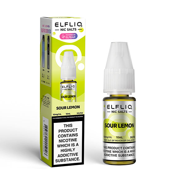 Elfbar Sour Lemon Elfliq 10ml nic salt