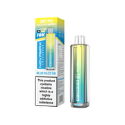 Juicy Puff Novamax vape device with packaging on a white background Blue Razz GB Flavour