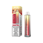 Novamax Cherry Cola vape device and packaging on a white background