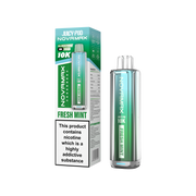 Novamax vape device and packaging on a white background Fresh Mint Flavour
