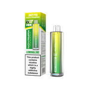 Novamax Juicy Pod Lemon & Lime vape device and packaging on a white background
