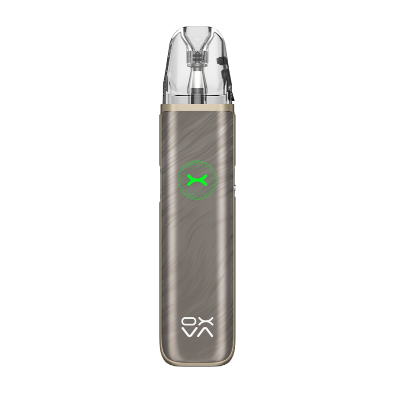 Brown pattern oxva go 2 Vape device with a brand logo on a white background