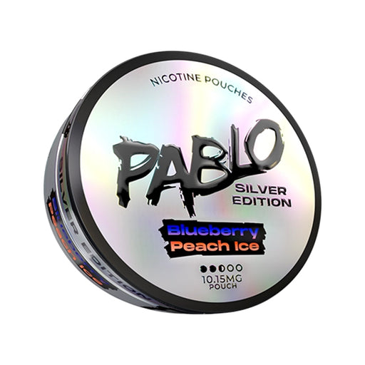 Pablo Silver Edition Blueberry Peach Ice Nicotine Pouches 10.15mg