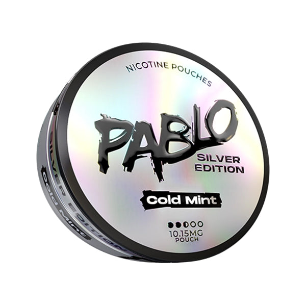 Pablo Silver Edition Cold Mint Nicotine Pouches 10.15mg