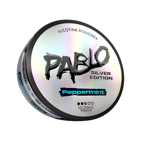 Pablo Silver Edition Peppermint Nicotine Pouches 10.15mg