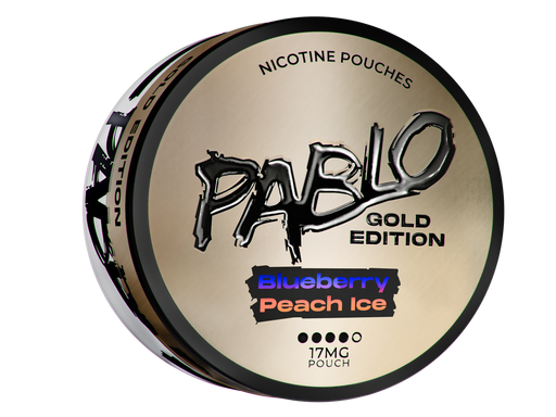 Pablo Gold Edition Blueberry Peach Ice Nicotine Pouches 17mg