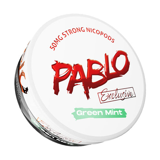 Pablo Exclusive Green Mint Nicotine Pouches 50mg