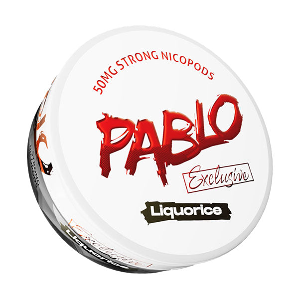 Pablo Exclusive Liquorice Nicotine Pouches 50mg