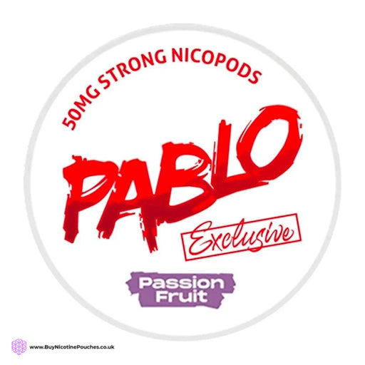 Pablo Passion Fruit 50mg Nicotine Pouch