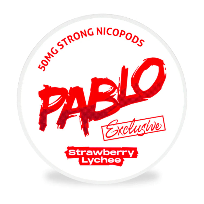 Pablo Strawberry Lychee 50mg Nicotine Pouch