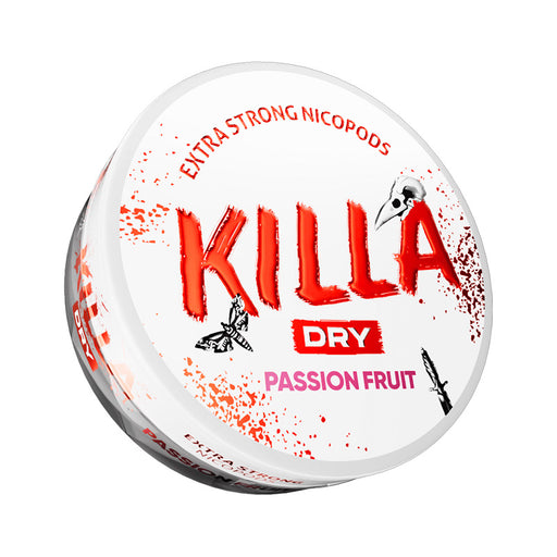 Killa Dry Passion Fruit Nicotine Pouches can