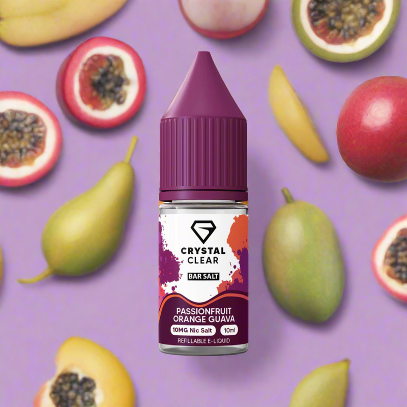 Passionfruit Orange Guava Crystal Clear E liquid