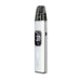 White  argus g3 electronic cigarette device with digital display on a white background