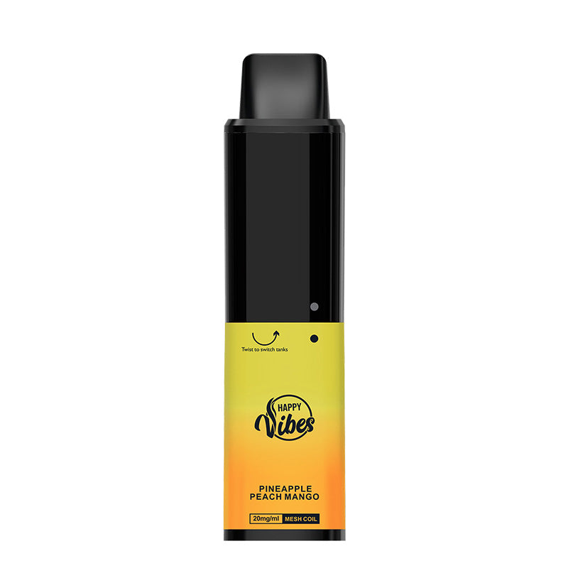 Happy Vibes Vape Twist 3500 Pineapple Peach Mango