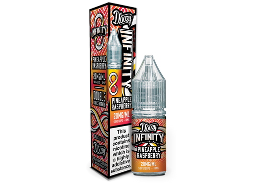 Pineapple Raspberry Nic Salt bottle – tropical Doozy vape juice with pineapple and raspberry flavour
