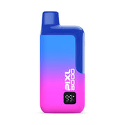 Gradient blue to pink device with Pixl 8000 branding on a white background