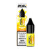 Pixl NicSalts Banana Ice e-liquid bottle and packaging on a white background