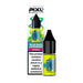 Pixl Nic Salts Blue Razz Lemonade vape juice bottle with packaging on a gradient background