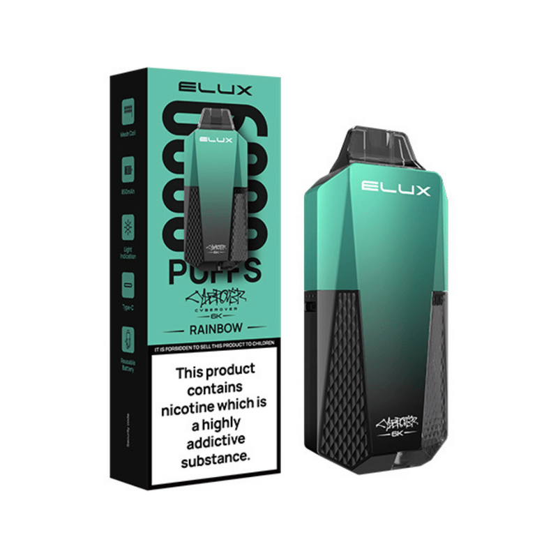 Rainbow Elux Cyberover 6k Disposable