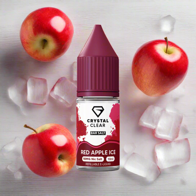 Red Apple Ice Crystal Clear Vape Juice