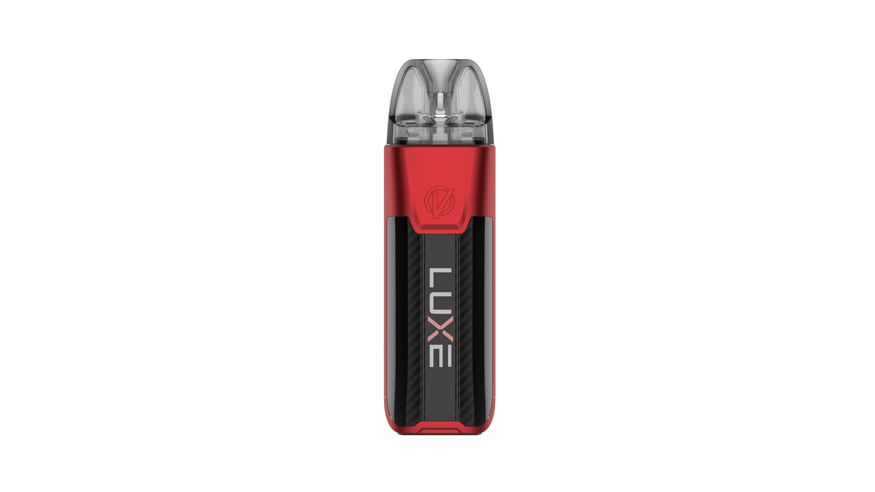 Red and black vape device with 'LUXE' branding on a white background vaporesso XR Max 2 vape kit