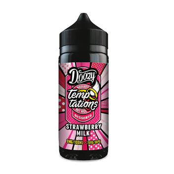 Strawberry Milk Temptations 100ml by Doozy Vape