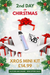Second Day of Xmas Xros 5 Mini Promotional image of a vape kit with Christmas-themed packaging and text.