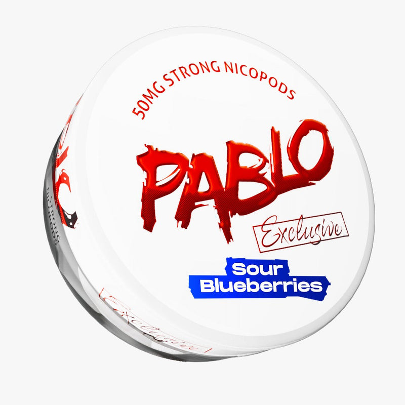 Pablo Exclusive Sour Blueberries Nicotine Pouches 50mg