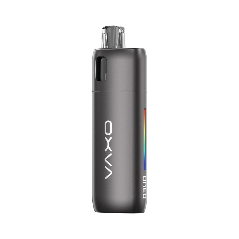Grey Oneo Vape device with 'OXVA' branding on a white background