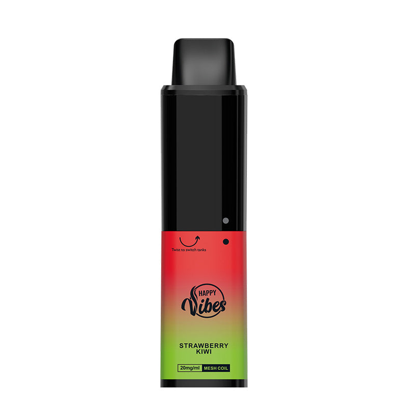 Happy Vibes Vape Twist 3500 Strawberry Kiwi